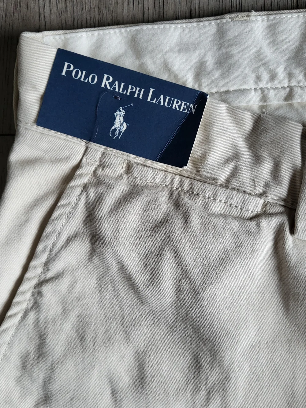 Polo Ralph Lauren Prospect Pant Men 35x30 Beige Khaki Chino Trouser DeadstockNWT